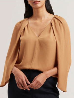 womens brown full sleeve